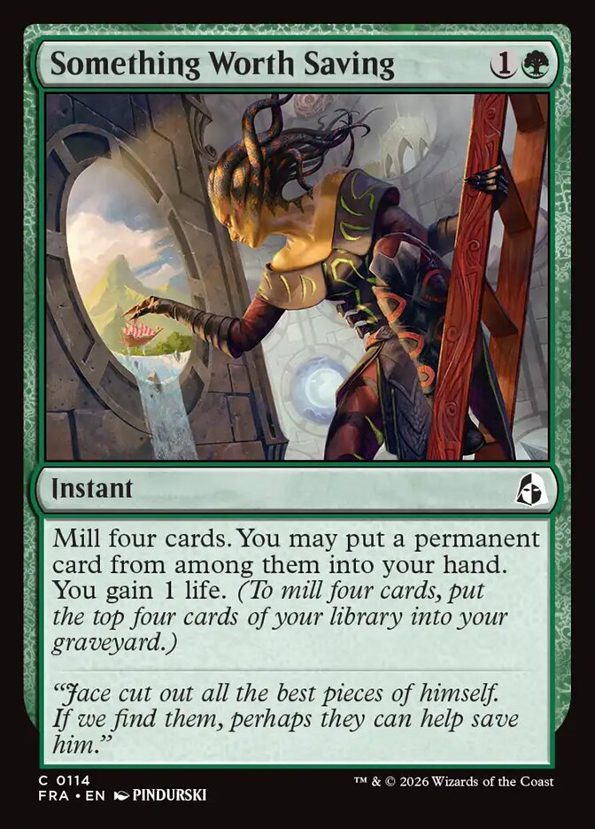 Something Worth Saving - carta Magic The Gathering