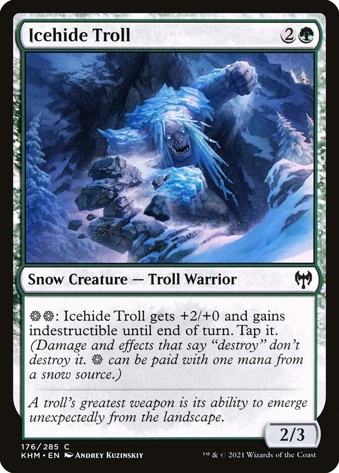Icehide Troll - carta Magic The Gathering