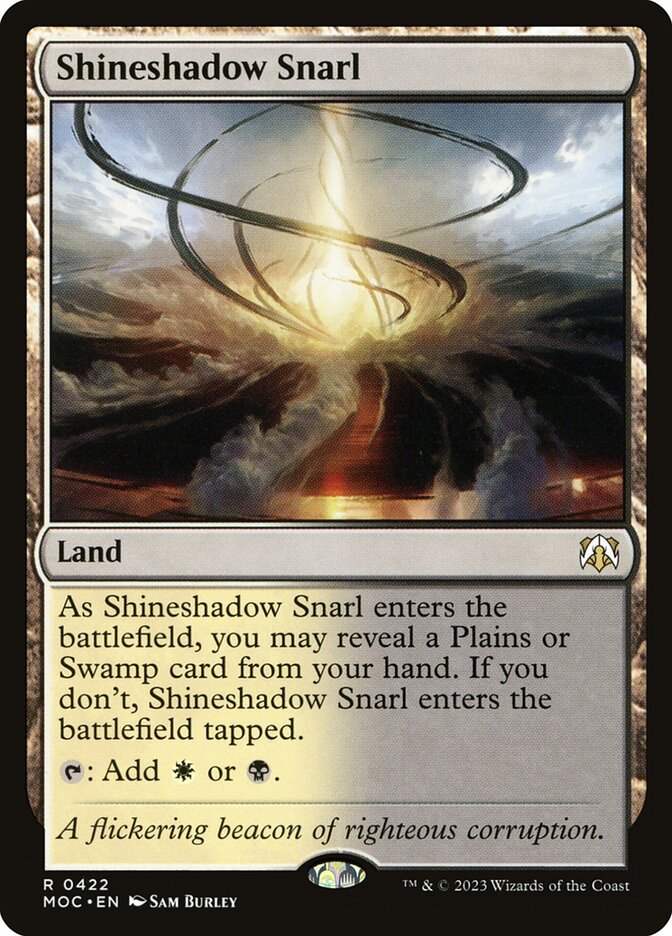 Shineshadow Snarl - carta Magic The Gathering