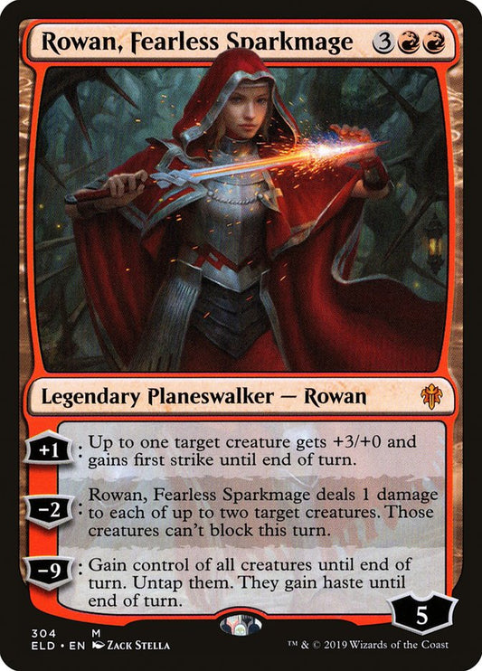 Rowan, Fearless Sparkmage - carta Magic The Gathering