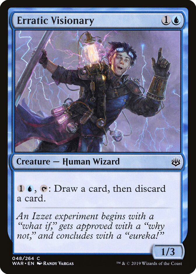 Erratic Visionary - carta Magic The Gathering