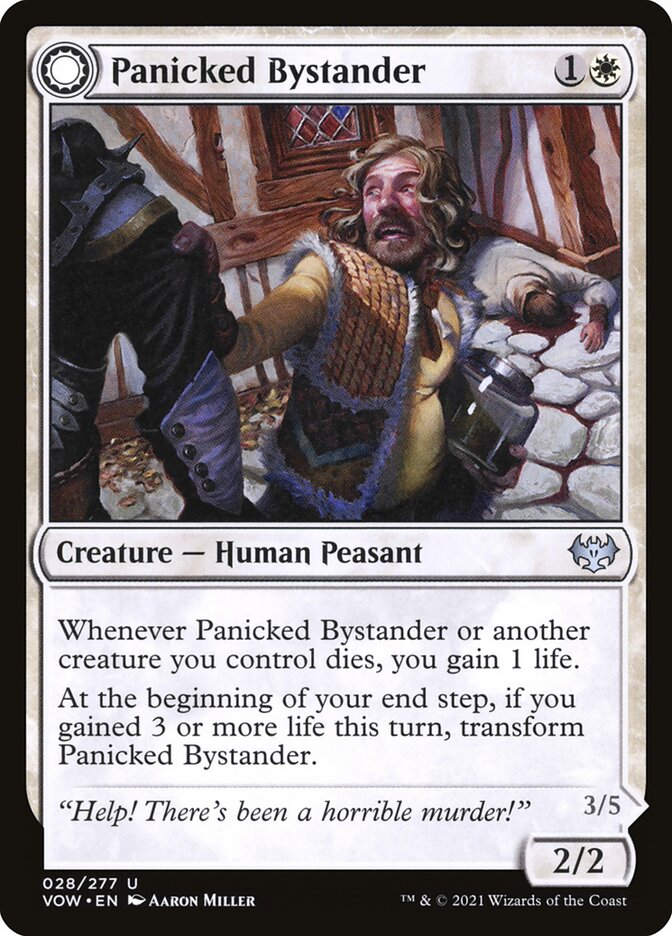 Panicked Bystander - carta Magic The Gathering