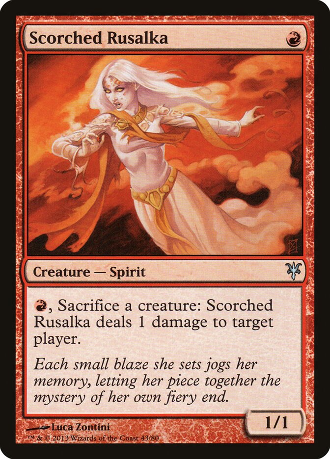 Scorched Rusalka - carta Magic The Gathering