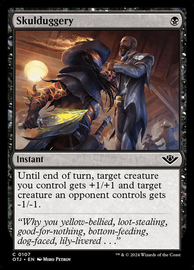 Skulduggery - carta Magic The Gathering