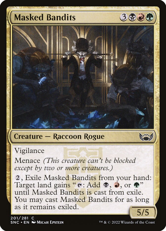 Masked Bandits - carta Magic The Gathering