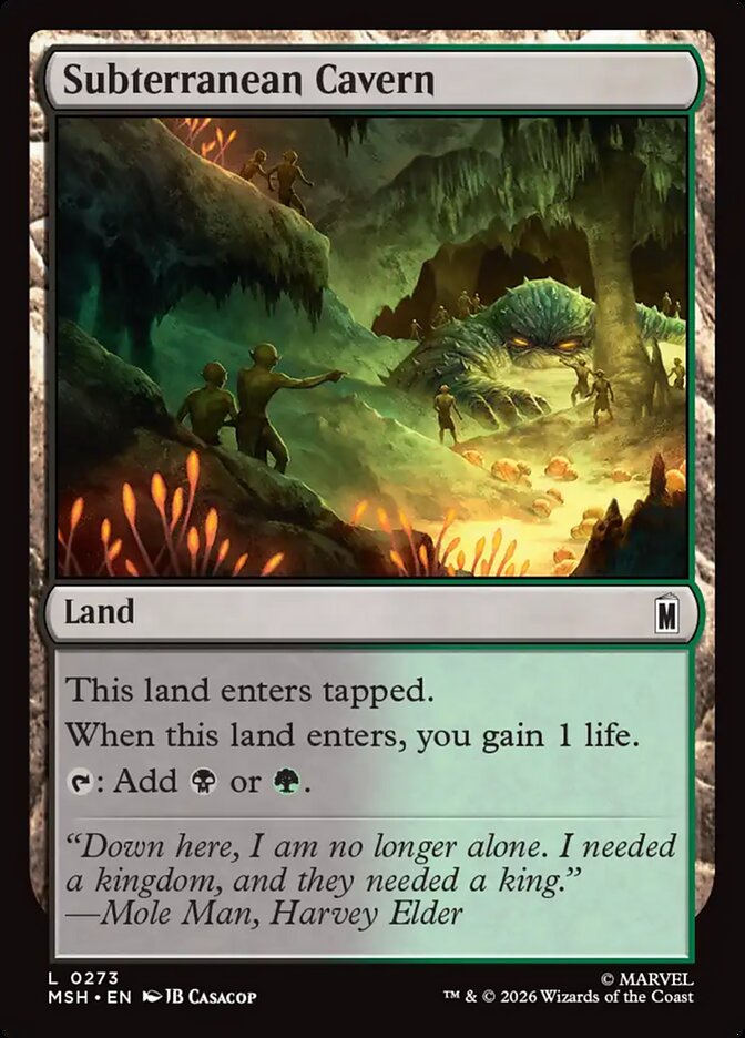 Subterranean Cavern - carta Magic The Gathering