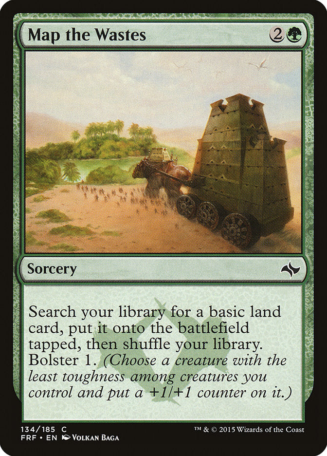 Map the Wastes - carta Magic The Gathering