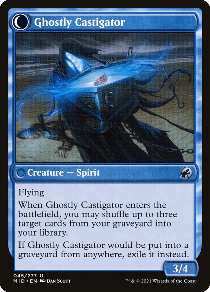 Ghostly Castigator - carta Magic The Gathering