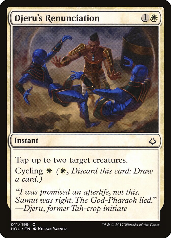 Djeru's Renunciation - carta Magic The Gathering