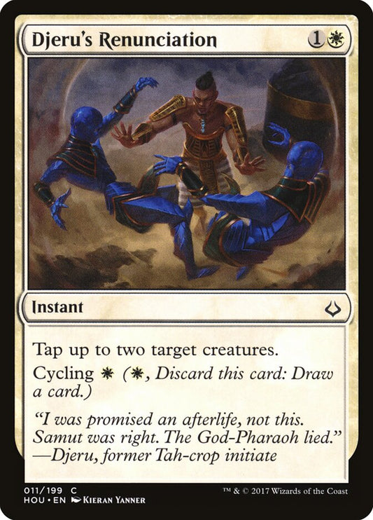 Djeru's Renunciation - carta Magic The Gathering
