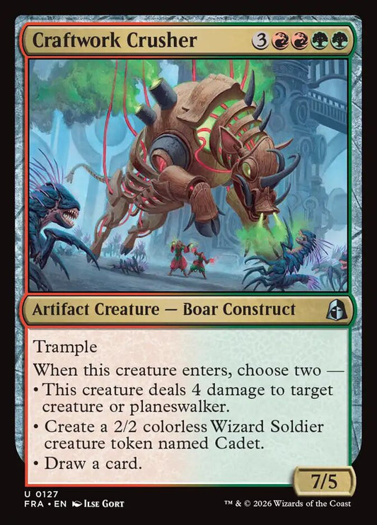 Craftwork Crusher - carta Magic The Gathering