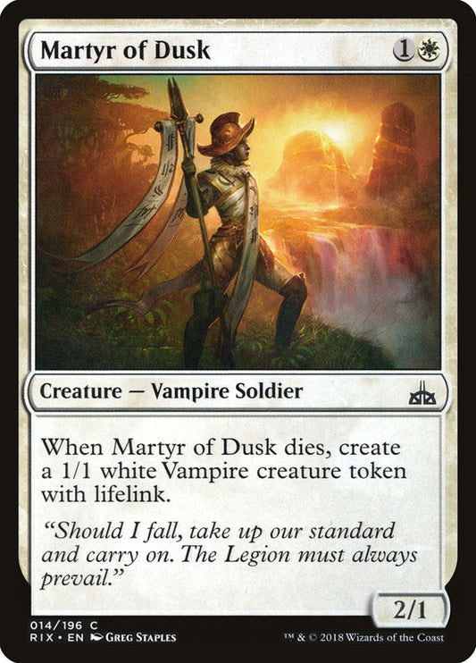 Martyr of Dusk - RIX-014-NF-STD