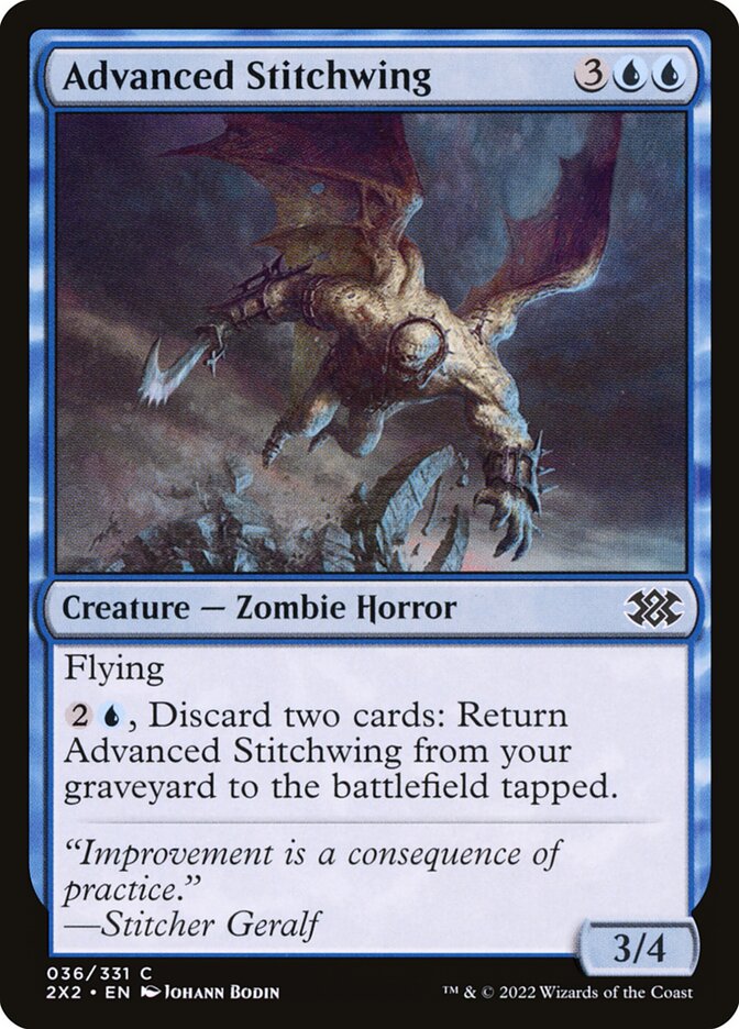 Advanced Stitchwing - carta Magic The Gathering