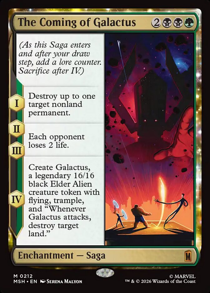 The Coming of Galactus - carta Magic The Gathering