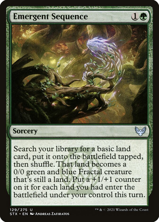 Emergent Sequence - carta Magic The Gathering
