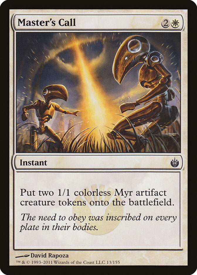 Master's Call - carta Magic The Gathering