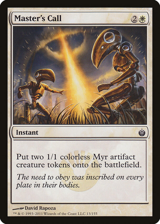 Master's Call - carta Magic The Gathering