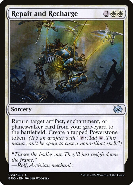 Repair and Recharge - carta Magic The Gathering