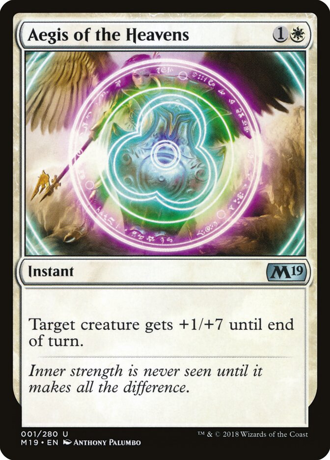 Aegis of the Heavens - carta Magic The Gathering