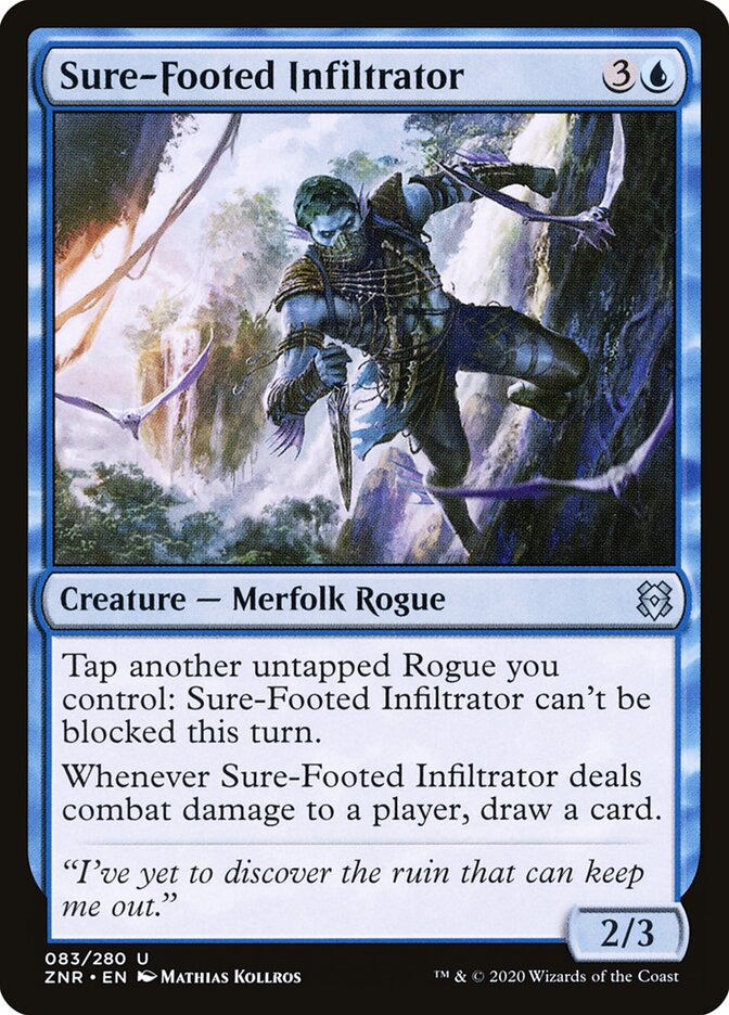 Sure-Footed Infiltrator - carta Magic The Gathering