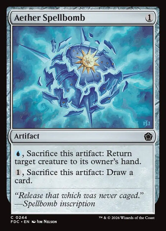 Aether Spellbomb - carta Magic The Gathering
