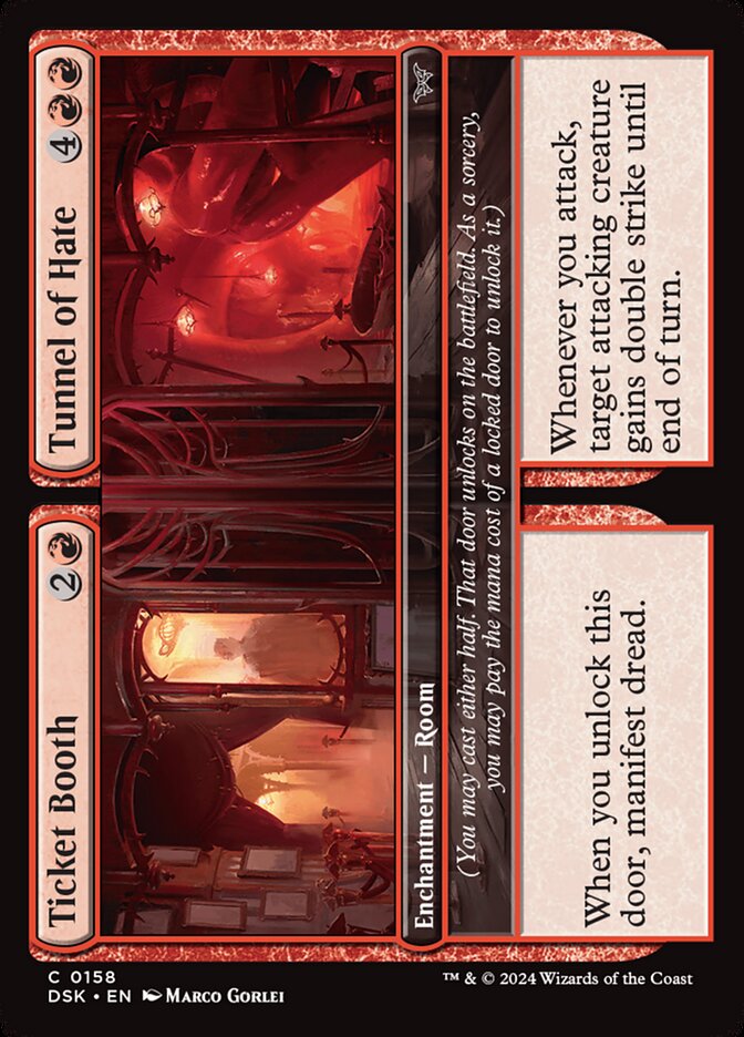 Ticket Booth // Tunnel of Hate - carta Magic The Gathering