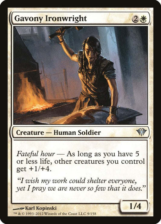Gavony Ironwright - carta Magic The Gathering