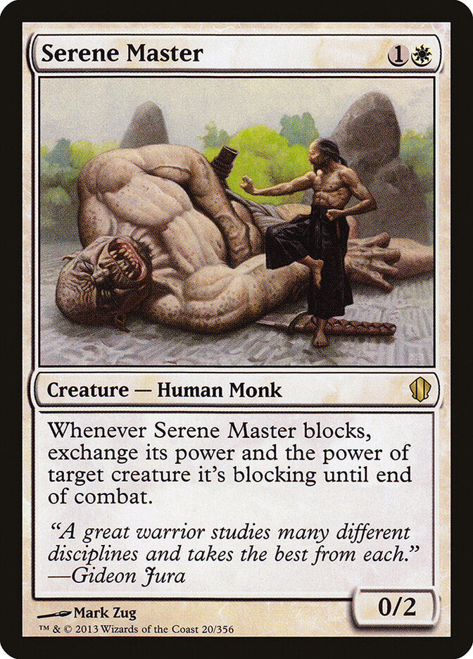 Serene Master - carta Magic The Gathering