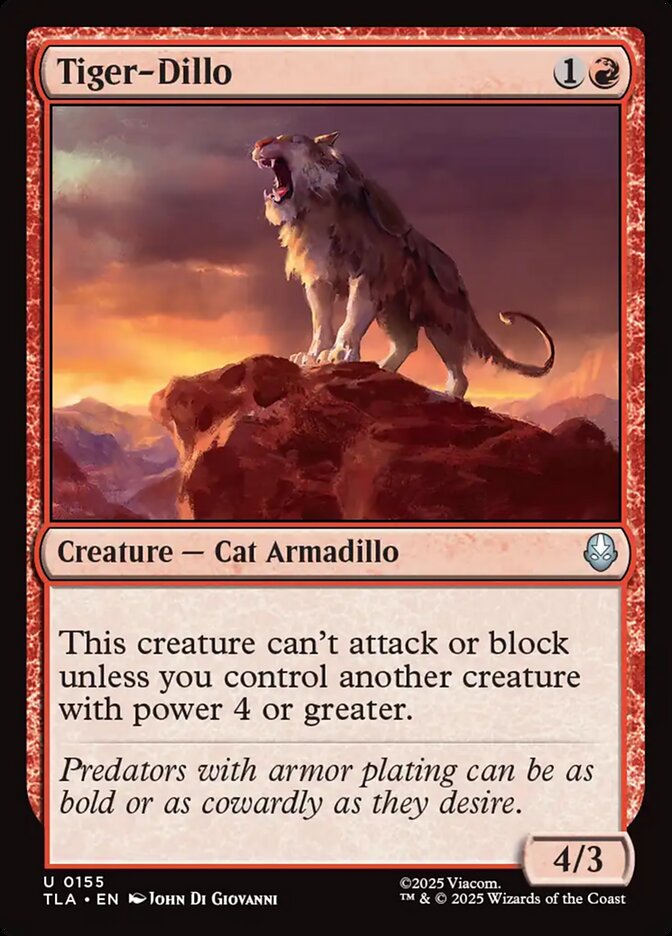 Tiger-Dillo - carta Magic The Gathering