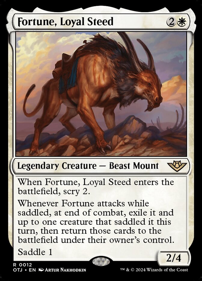 Fortune, Loyal Steed - carta Magic The Gathering