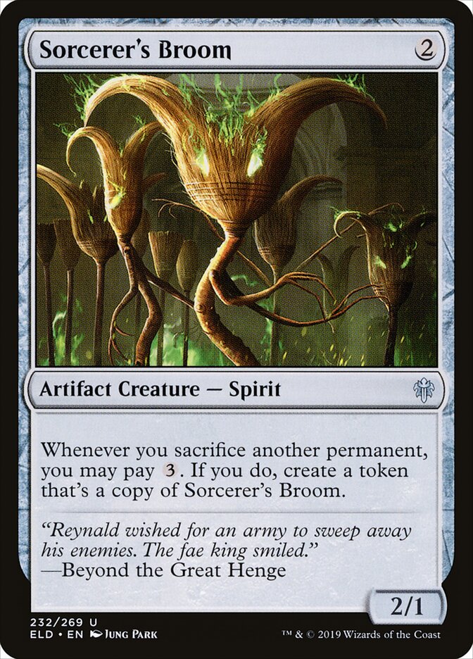 Sorcerer's Broom - carta Magic The Gathering
