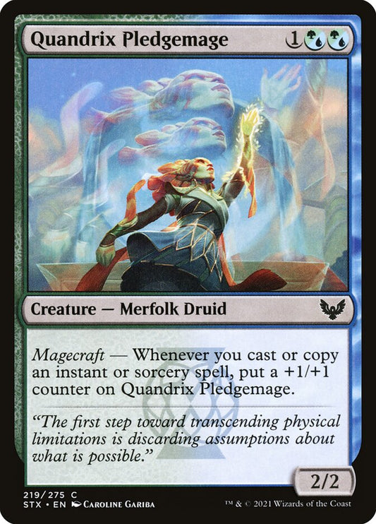 Quandrix Pledgemage - carta Magic The Gathering