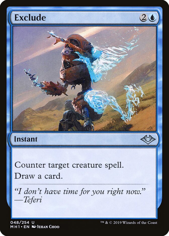 Exclude - carta Magic The Gathering