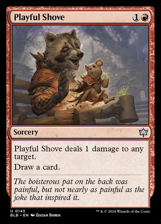 Playful Shove - carta Magic The Gathering
