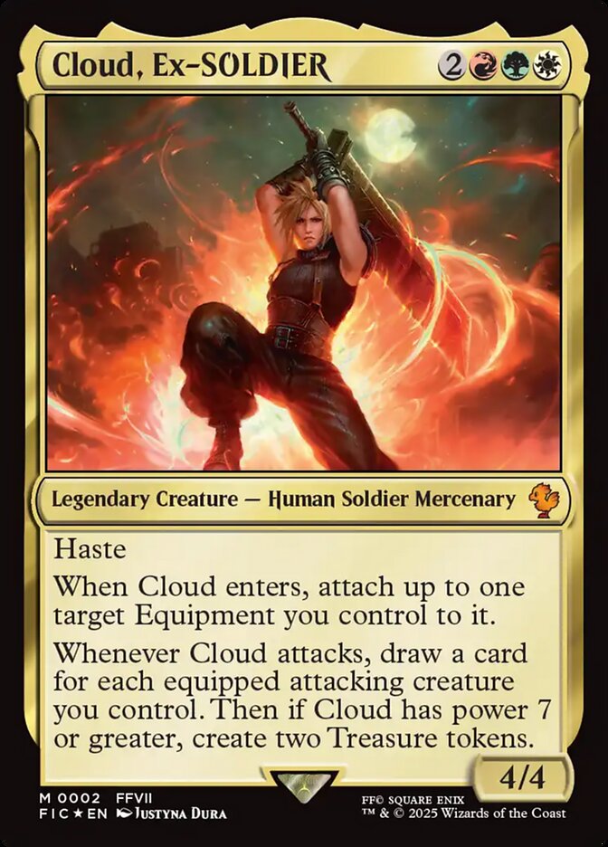 Cloud, Ex-SOLDIER - carta Magic The Gathering