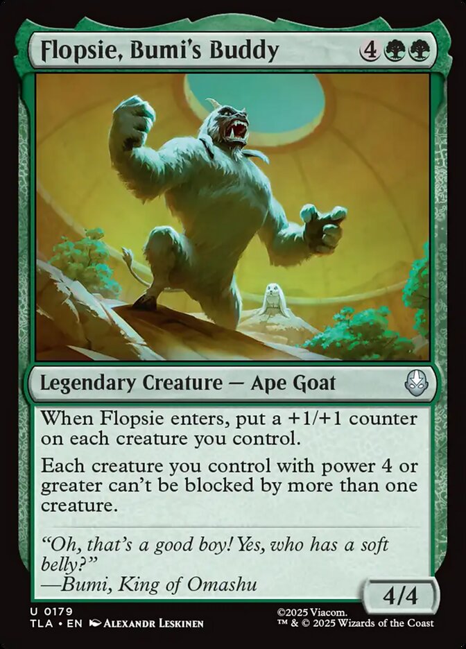 Flopsie, Bumi's Buddy - carta Magic The Gathering