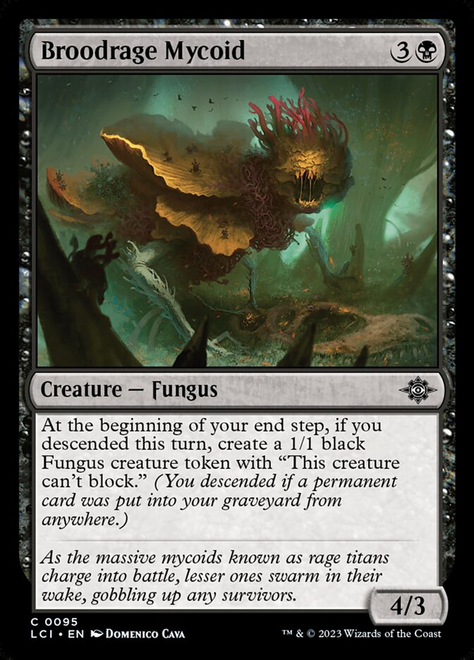 Broodrage Mycoid - carta Magic The Gathering