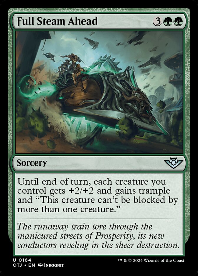 Full Steam Ahead - carta Magic The Gathering