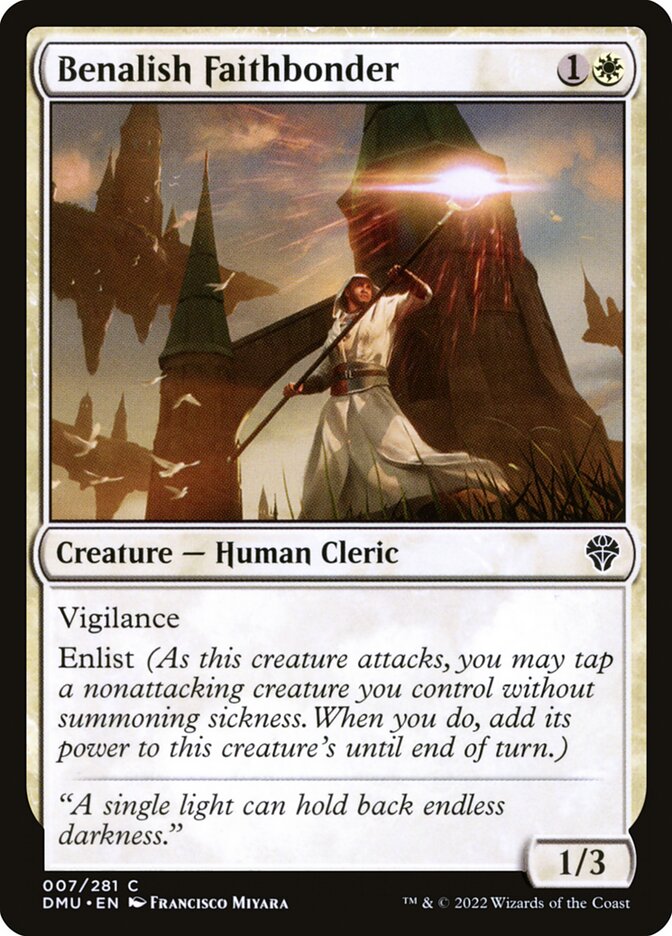 Benalish Faithbonder - carta Magic The Gathering