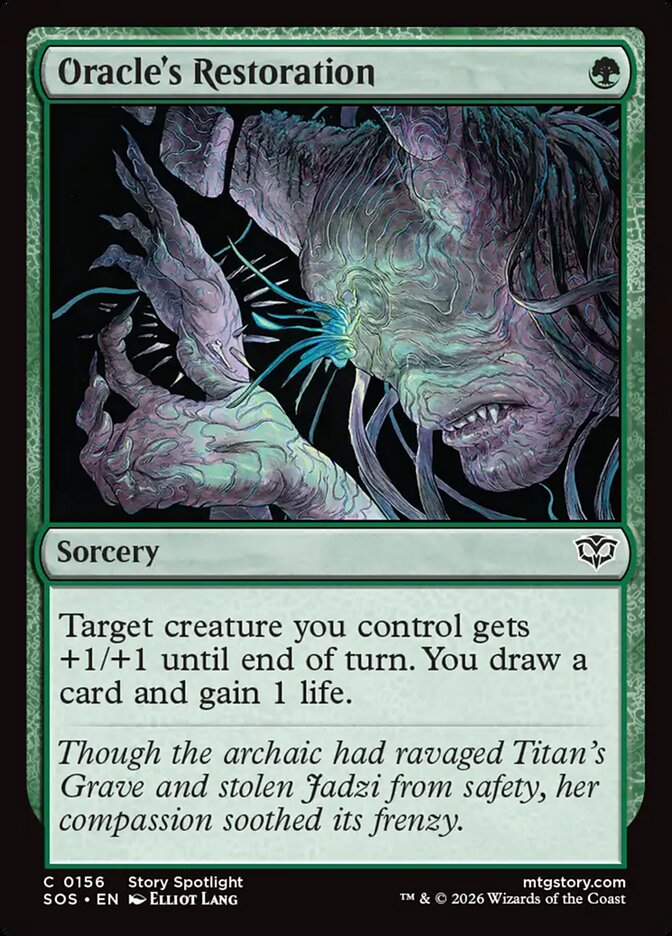 Oracle's Restoration - carta Magic The Gathering