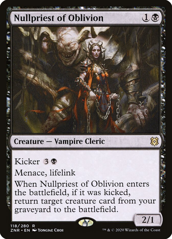 Nullpriest of Oblivion - carta Magic The Gathering