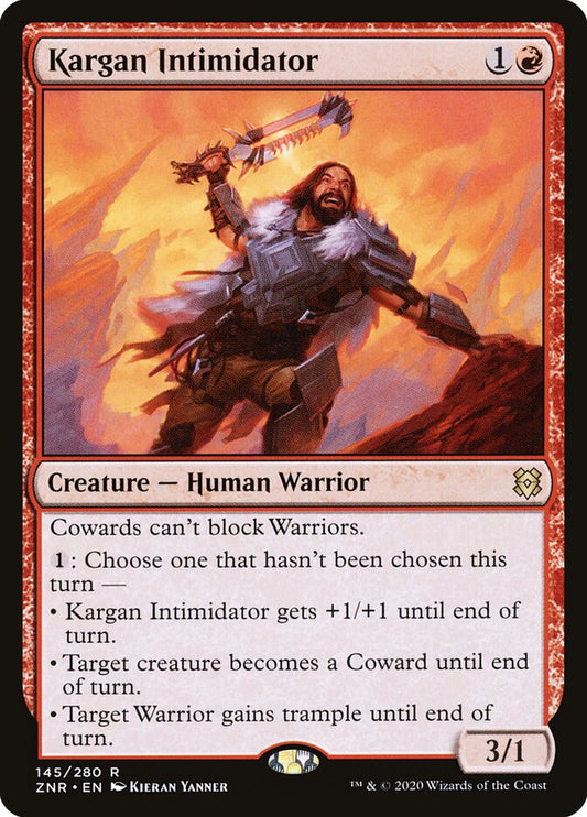 Kargan Intimidator - carta Magic The Gathering