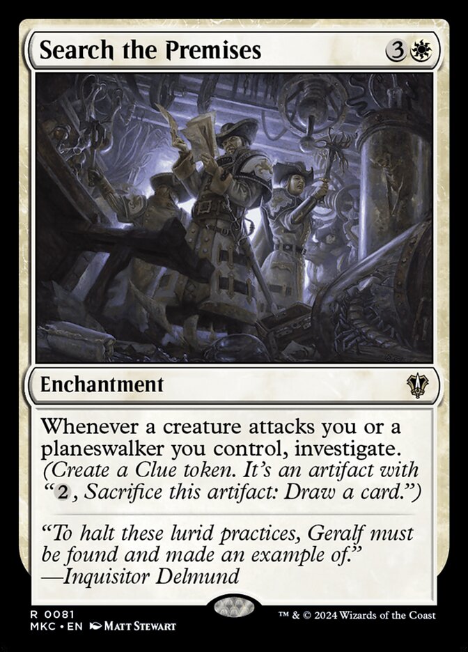 Search the Premises - carta Magic The Gathering