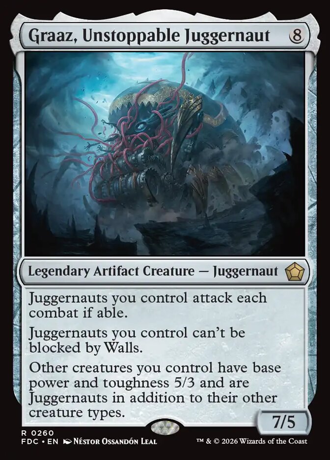 Graaz, Unstoppable Juggernaut - carta Magic The Gathering