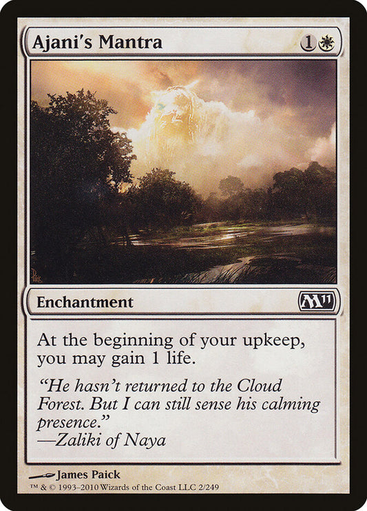 Ajani's Mantra - carta Magic The Gathering
