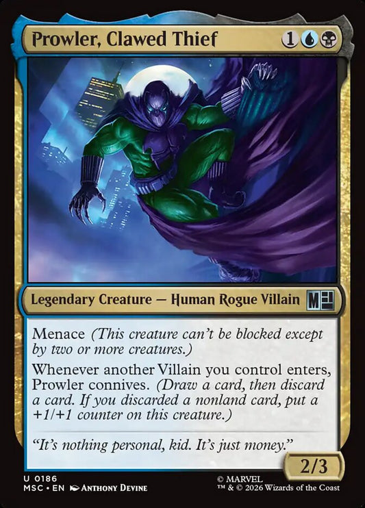 Prowler, Clawed Thief - carta Magic The Gathering