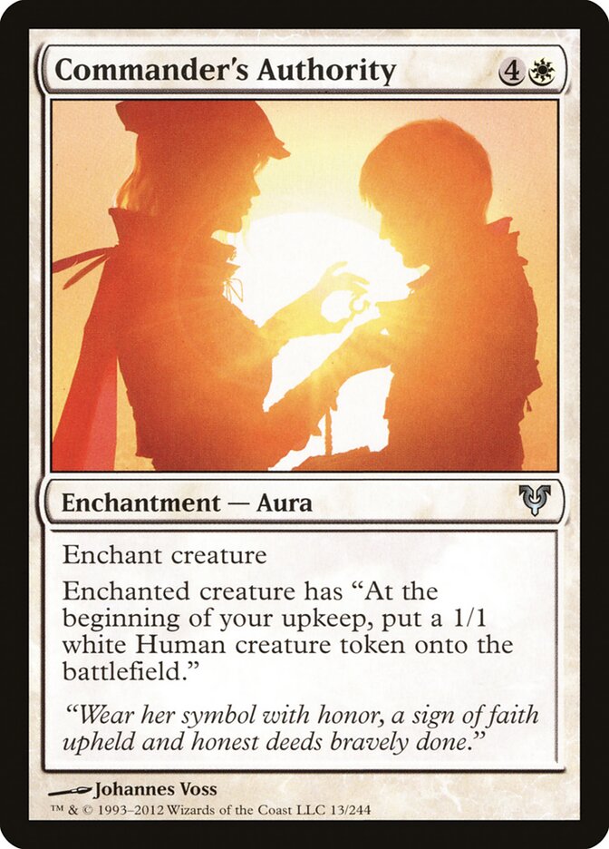 Commander's Authority - carta Magic The Gathering