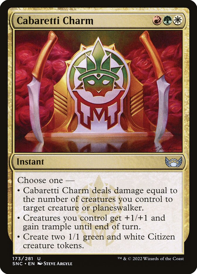 Cabaretti Charm - carta Magic The Gathering