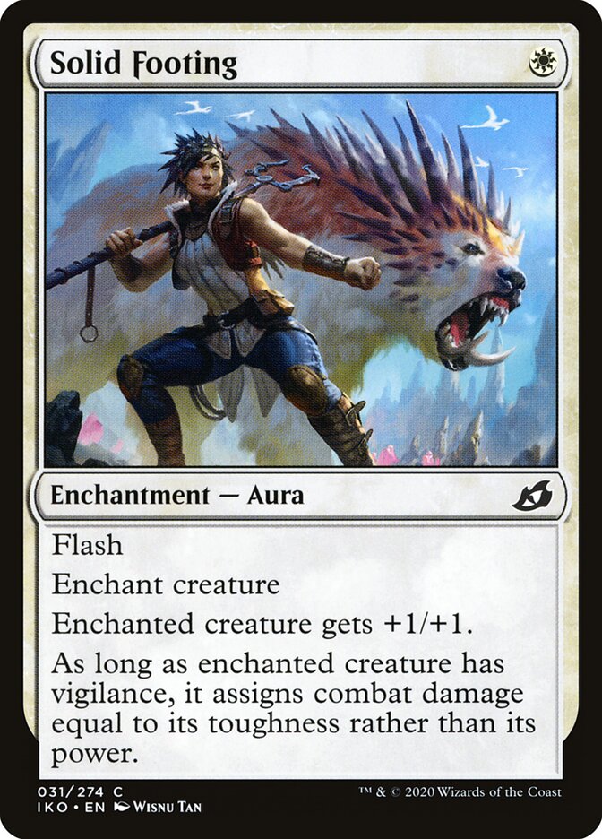 Solid Footing - carta Magic The Gathering