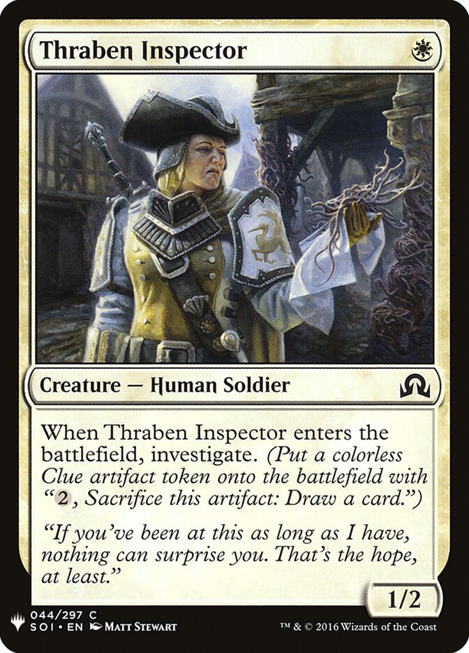 Thraben Inspector - carta Magic The Gathering